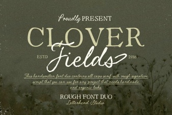 Clover Fields Font: Elegant Typography for Nature-Inspired Designs