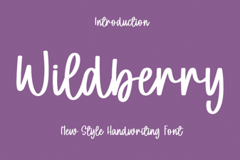 Wildberry Font: Elegant Typography for Creative Projects